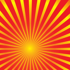 Sunrise bacground - vector design element.