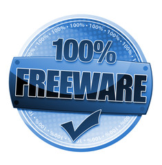 100% Freeware Button