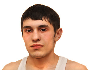 Obraz premium poważny facet