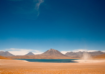 Lagune dans les andes