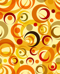Orange seamless background. Vector illustration