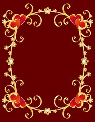 valentine's day border