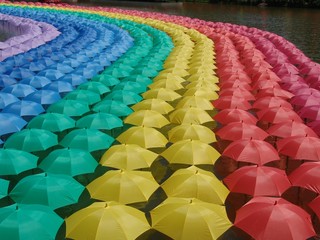 Rainbow of Umbrellas, Singapore
