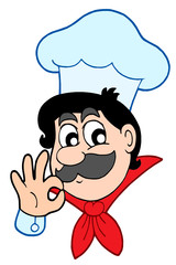 Happy chef