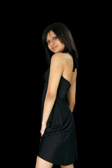 Naklejka premium Lady in the dark