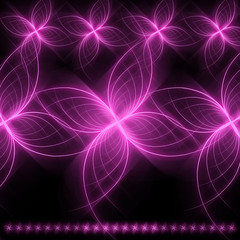 abstract background with magenta curves