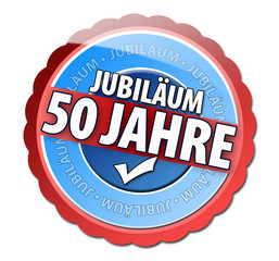 50 Jahre Jubiläum Button