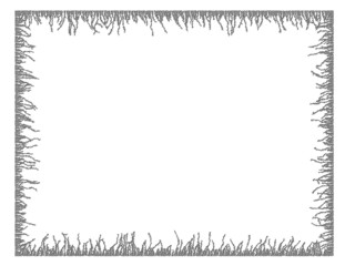 Grunge texture can also be used as a frame