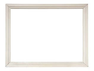 white wooden picture-frame