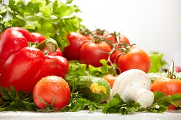 Fresh Vegetables, Fruits and other foodstuffs.