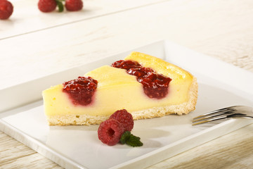 raspberry cheesecake