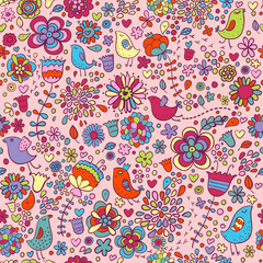 Spring vector pattern