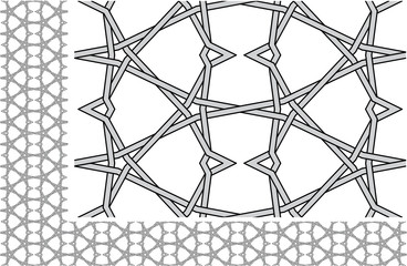 Seamless knitted wire pattern
