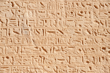 Egyptian hieroglyphics