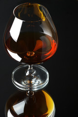 Glass of cognac