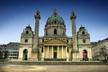 Fototapeta na wymiar Vienna / Wien - Karlskirche