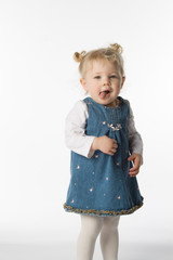 Young Girl In Pigtails