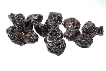Prunes on white