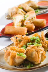 chinese dumpling deep fried