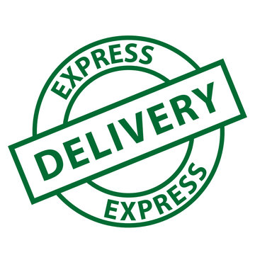 "Express Delivery" stamp (green)