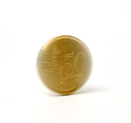 Spinning coin