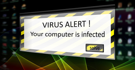 Virus Alert - 3 (perspective)