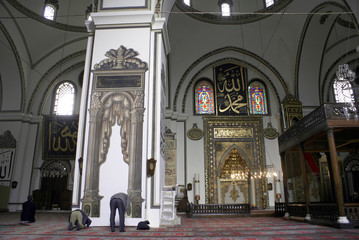 Inside mosque