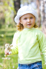 Girl in the forest