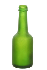 ancient bottle from green glass