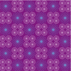 tapisserie seventies violette