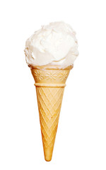 Vanilla Ice cream cone