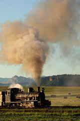 Obraz na płótnie Canvas Steam locomotive