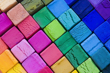 mosaico de colores (macro)