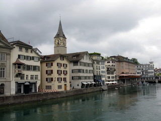 Fototapeta premium Zurich, the financial center of Europe.