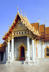 Wat Benjamobopith in Bangkok, Thailand.