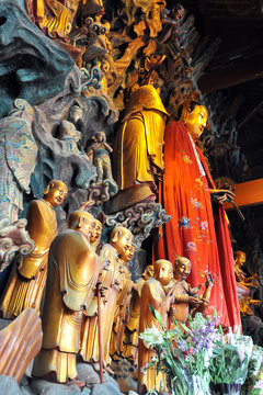 Jade Buddha Temple in Shanghai, China.