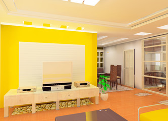 a warm tones decorate design