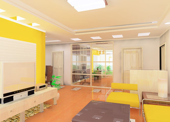 a warm tones decorate design