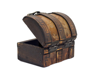 Antique wooden chest