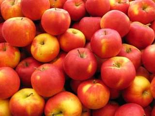 Fototapeta na wymiar Apples bio food