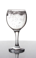Ice water.