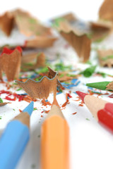 Pencils and sharpener