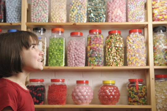 Child In Sweet Shop