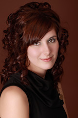 Naklejka premium young woman