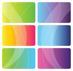 Colorful business card