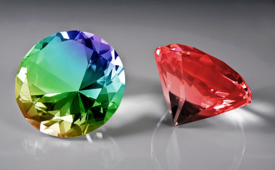 Natural diamonds close-up © ALESSIOPONTI