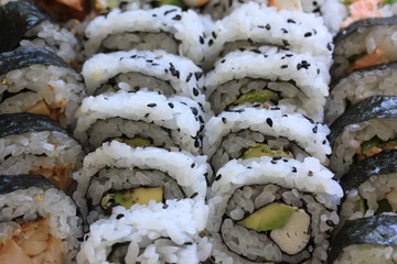sushi rolls