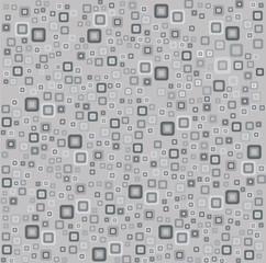 Retro abstract grey background with squares