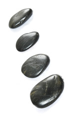 black pebbles