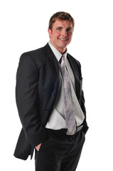 Businessman standing